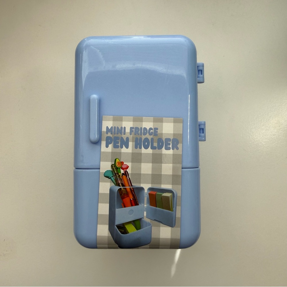 NWT Pale Blue Mini Fridge Pen Holder